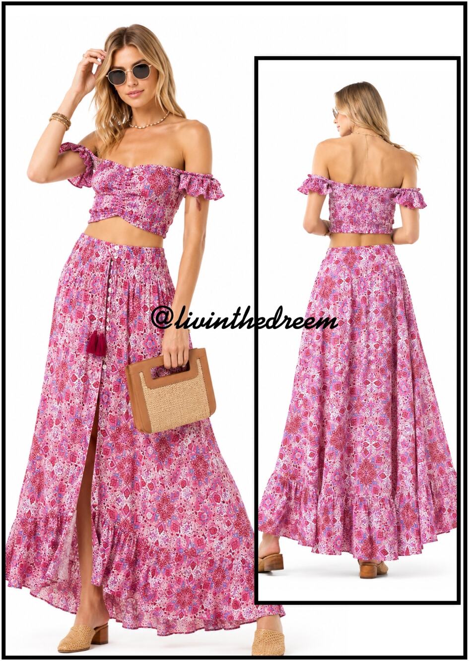 Tiare Hawaii Multicolor Mulberry Dakota Skirt SZ OSFM $108